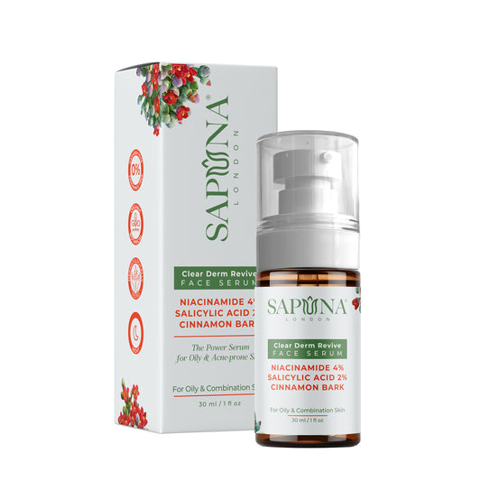 CLEARDERM REVIVE SERUM - Salicylic Acid Acne Serum with Niacinamide & Cinnamon bark