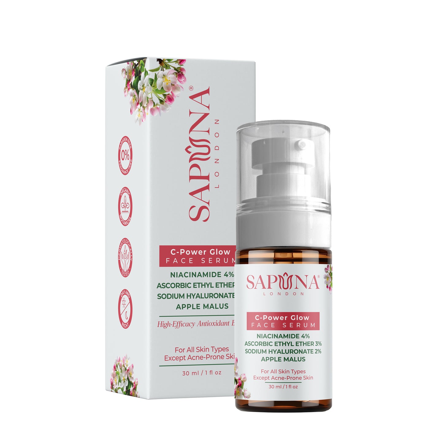 C-POWER GLOW SERUM - Vitamin C Brightening Serum with Niacinamide & Ferulic Acid